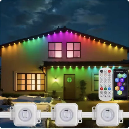 Smart LED Waterproof RGB Eaves Outdoor Decorative Light